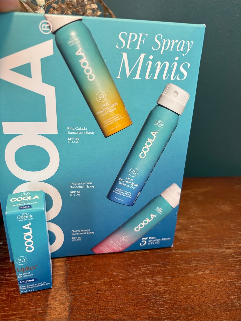 COOLA Teal & Gradient SPF Spray Minis
